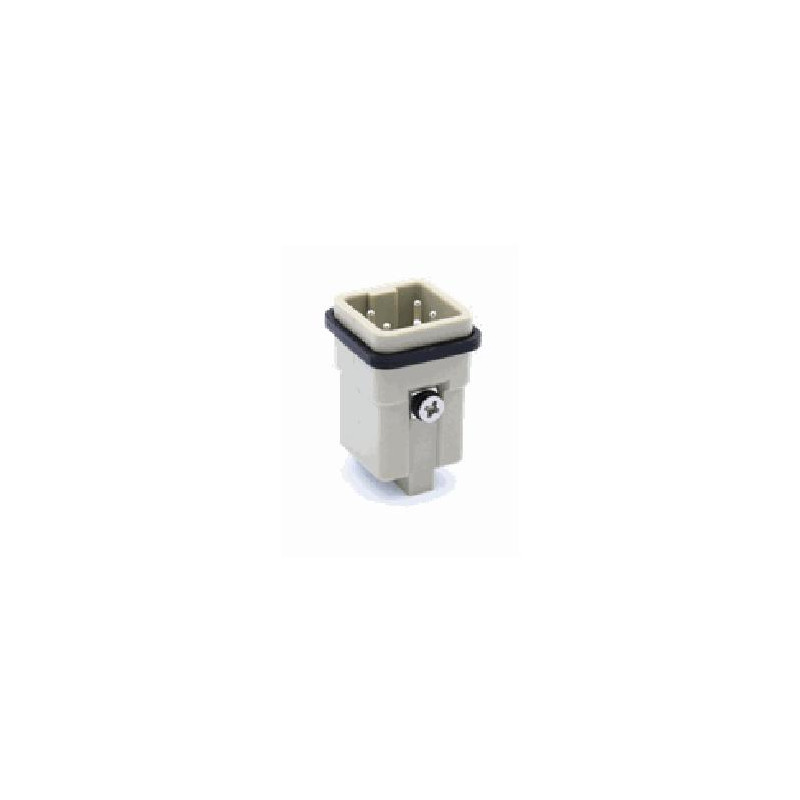 Insert HA, Quick Connection à ressort, femelle, 3 pin, 10A, Polycarbonate, 3A 